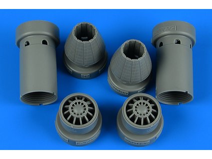 1/48 F/A-18E/F Super Hornet exhaust nozzles - closed - HOBBY BOSS