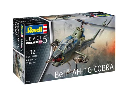 35087 plastic modelkit vrtulnik 03821 ah1g cobra 1 32