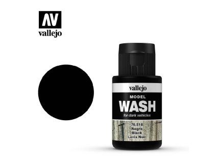 Vallejo Wash FX 76518 Black Color (35 ml)