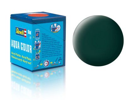 Revell 3704 Acrylic Paint - 36140: Black-Green Mat
