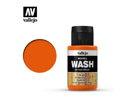 35603 25211 vallejo model wash dark rust 76507