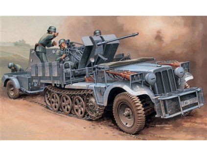 1/35 Italeri 6395 Sd. Kfz. 10/4 with FLAK 30