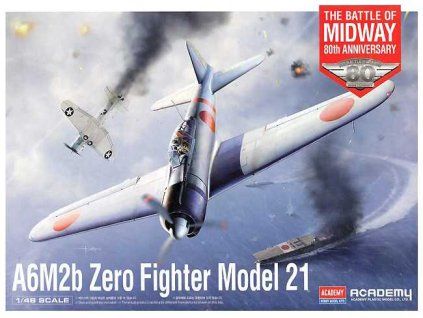 Academy 12352 A6M2b Zero Fighter Model 21 "Battle of Midway" 1/48