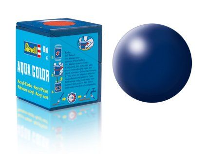 Revell 3753 Acrylic Paint - 36350: Dark Blue Silk