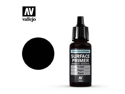 Vallejo Primers 70602 Black Color (18 ml)