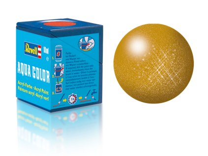 Revell Aqua Color - 36192: metalická mosazná (brass metallic)
