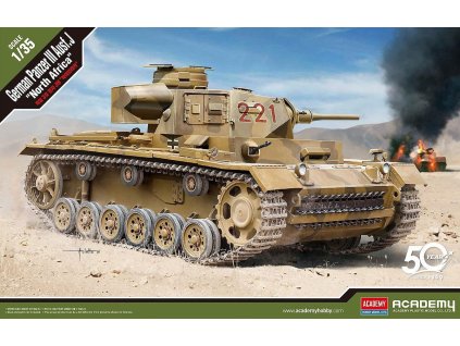 Academy 13531 - German Panzer III Ausf.J "North Africa" (1:35)