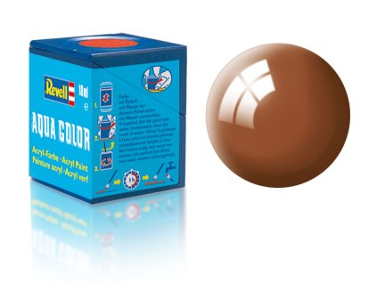 Revell Aqua Color - 36180: leská blátivě hnědá (mud brown gloss)