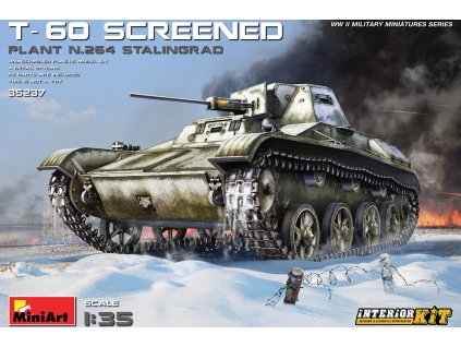 1/35 T-60 Screened (Plant No.264,Stalingrad) Interior Kit
