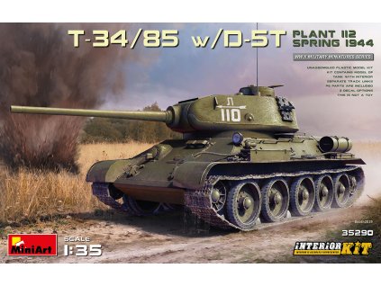 1/35 T-34/85 w/D-5T. PLANT 112. SPRING 1944. INTERIOR KIT