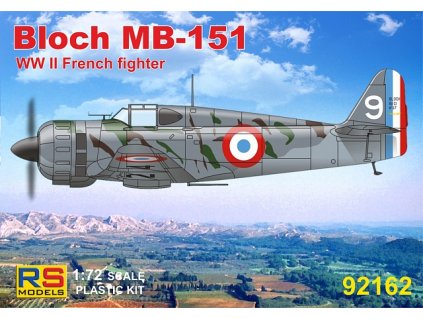 1/72 Bloch MB-151 - 4 decal v. for France, Greece, Germany