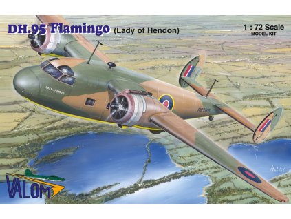 1/72 DH.95 Flamingo (Lady of Hendon) - Valom