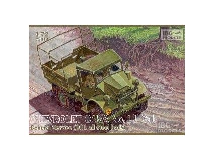 1/72 Chevrolet C.15A  No.11 -Cab General Service ( 2C1 all steel body)