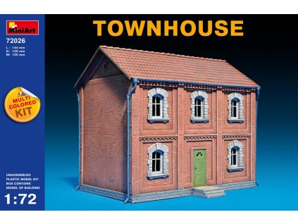 3683 1 72 townhouse miniart