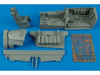 1/48 F-15C Eagle cockpit set - (late version) - HASEGAWA