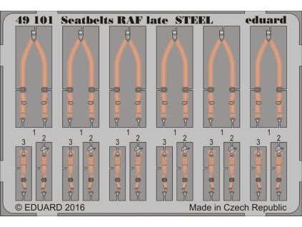 Seatbelts RAF late STEEL