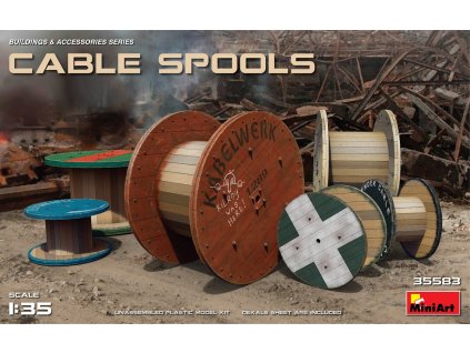 1/35 Cable Spools - Miniart
