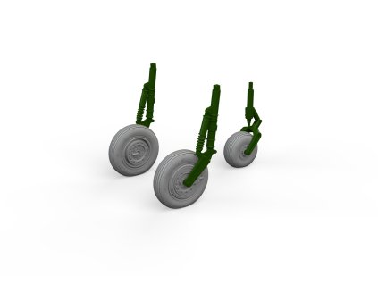 MiG-17 wheels 1/48 recommended for AMMO
