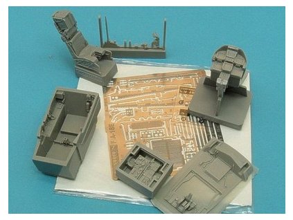 1/48 F/A-18E Super Hornet cockpit set - HASEGAWA