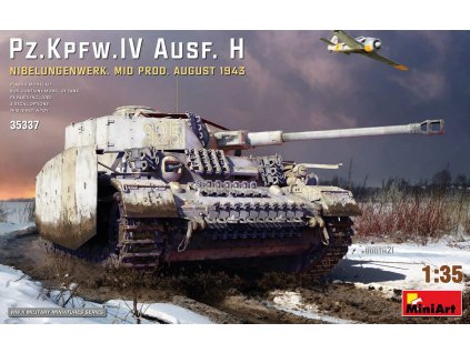 1/35 Pz.Kpfw.IV Ausf. H Nibelungenwerk. Mid Prod. (August 1943) - Miniart