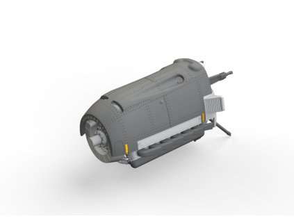 1/48 Bf 109E engine for EDUARD kit