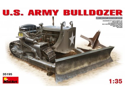 3749 1 35 u s army bulldezer miniart