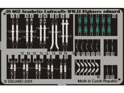 1/48 Seatbelts Luftwaffe WWII Fighters