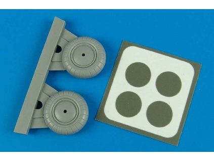 1/48 Fw 189 wheels & paint masks - GWH