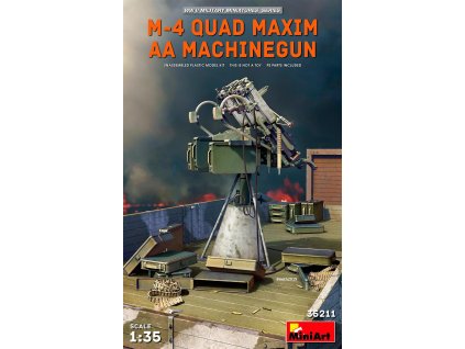 1/35 M-4 Quad Maxim AA Machinegun - Miniart