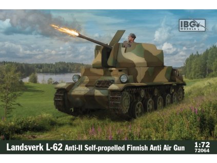 1/72 Landsverk L-62 Anti-II Finnish Self-propelled Anti Air Gun - IBG