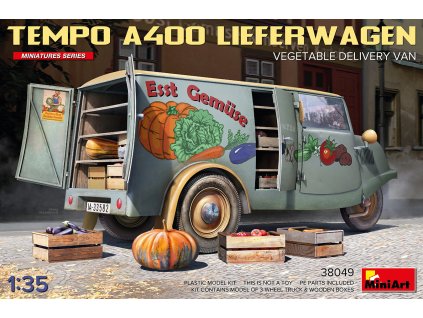 1/35 Tempo A400 Lieferwagen. Vegetable  Delivery Van - Miniart