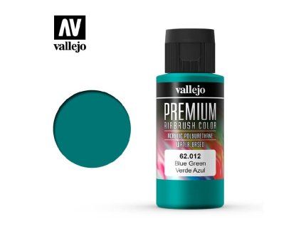 Vallejo Premium Color 62012 Blue Green Opaque (60 ml)