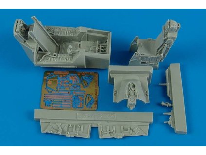 1/48 F-16C Fighting Falcon Block 50/52 cockpit set - KINETIC