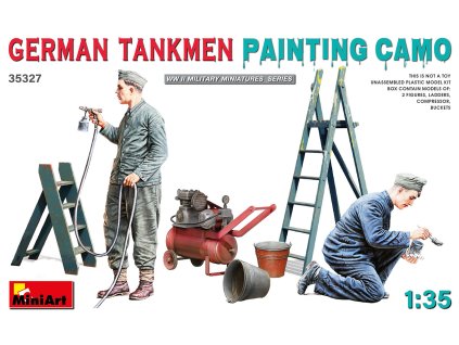 1/35 German Tankmen. Painting Camo