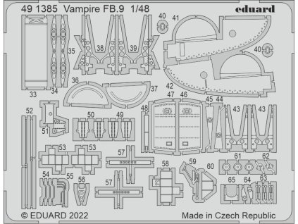 Vampire FB.9 1/48 recommended for AIRFIX