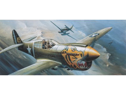 Academy 12468 - P-40E (1:72)