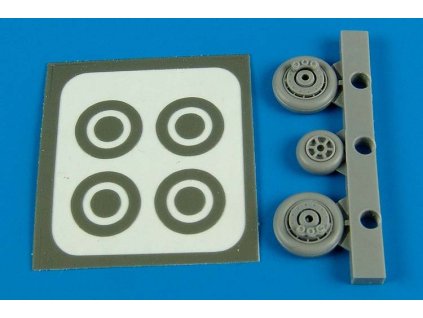 1/72 F9F Panther wheels & paint masks