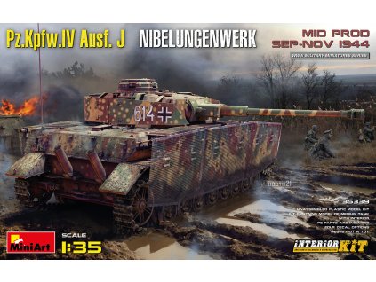 1/35 Pz.Kpfw.IV Ausf. J Nibelungenwerk. Mid Prod. (Sep-Nov 1944) Interior Kit - Miniart