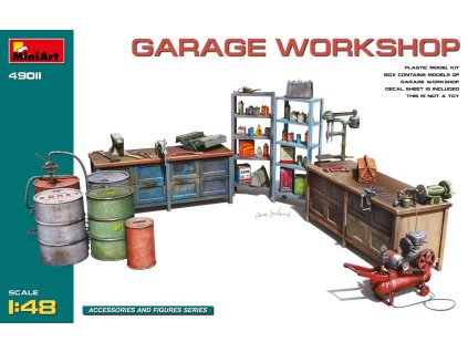 1/48 Garage Workshop - Miniart
