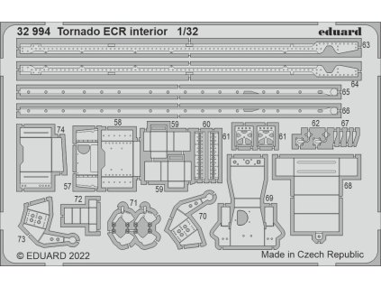 Tornado ECR interior 1/32 recommended for ITALERI