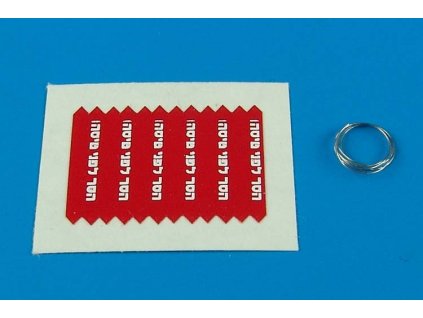 1/48 Remove before flight flags - IDF - white lett