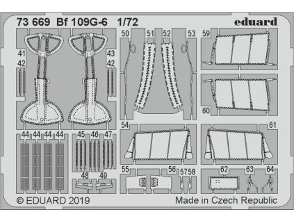 1/72 Bf 109G-6 for TAMIYA kit