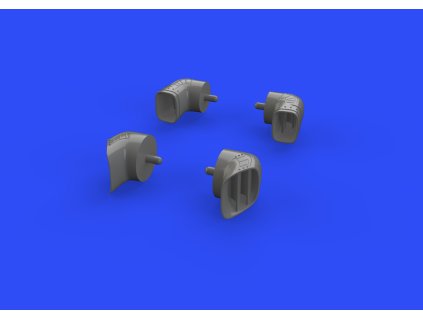 1/48 Harrier GR Mk.7/9 exhaust nozzles for EDUARD/HASEGAWA kit