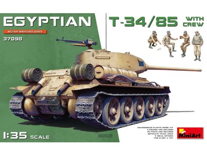 1/35 Egyptian T-34/85 w/crew
