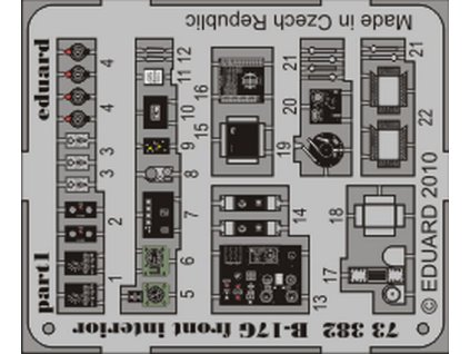 1/72 B-17G front interior for REVELL kit