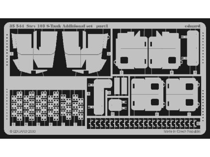 1/35 Strv.103 S-Tank additional set for TRUMPETER kit