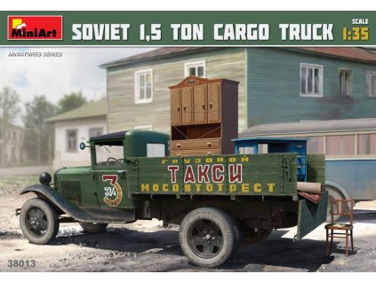 3992 1 35 soviet 1 5 ton truck aa type polutorka miniart