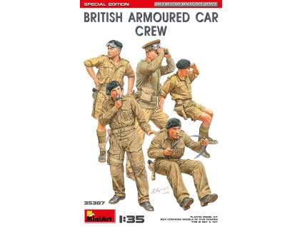 1/35 British Armoured Car Crew.Special Edition - Miniart