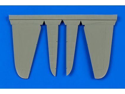 1/48 A6M Zero control surfaces - HASEGAWA