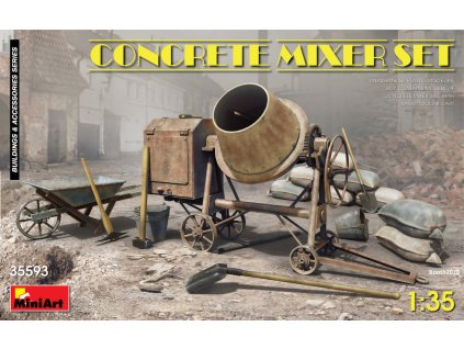 1/35 Concrete Mixer Set - Miniart